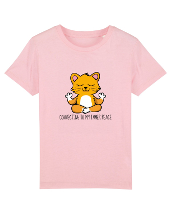 Connecting To My Inner Peace Cotton Pink
