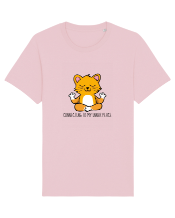 Connecting To My Inner Peace Cotton Pink