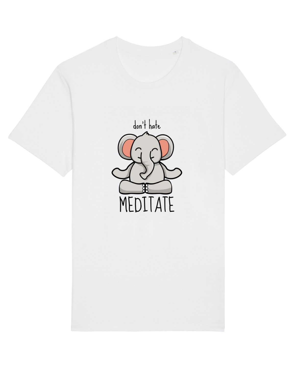 Tricou mânecă scurtă Unisex Rocker White