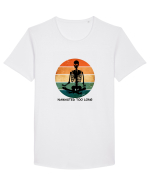 Namasted Too Long Tricou mânecă scurtă guler larg Bărbat Skater