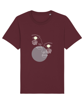 Long Faces Burgundy