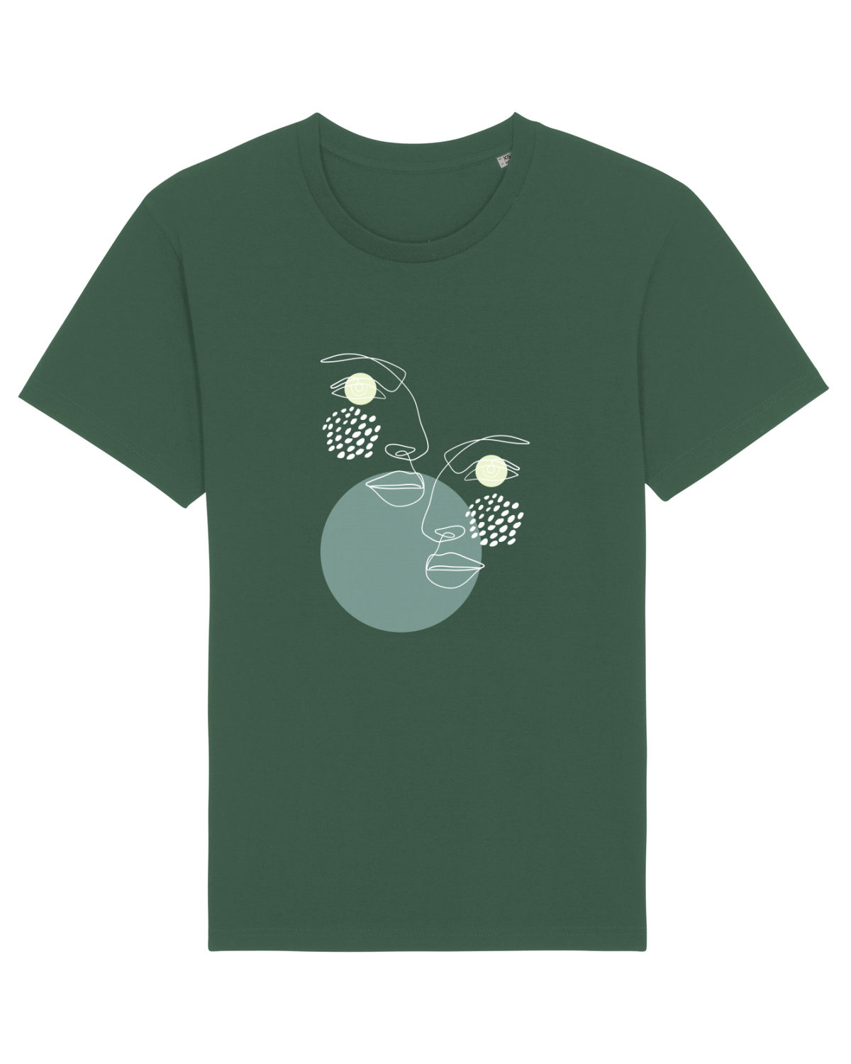 Tricou mânecă scurtă Unisex Rocker Bottle Green