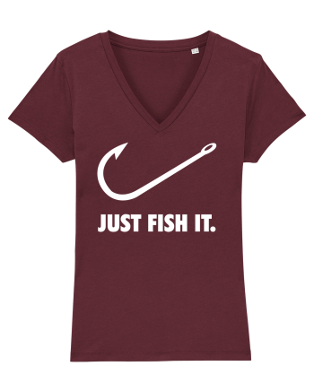 Just Fish It. Burgundy