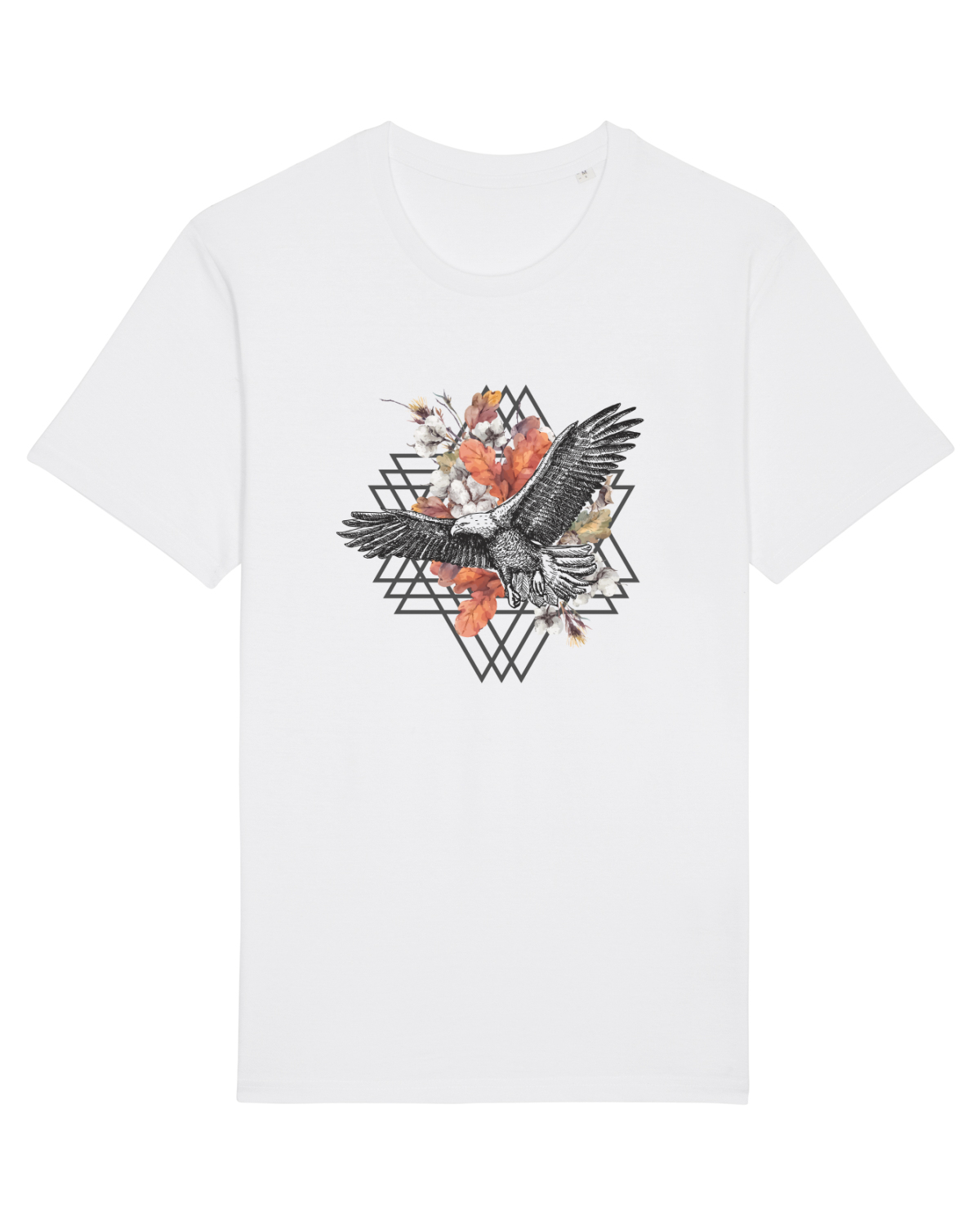 Tricou mânecă scurtă Unisex Rocker White