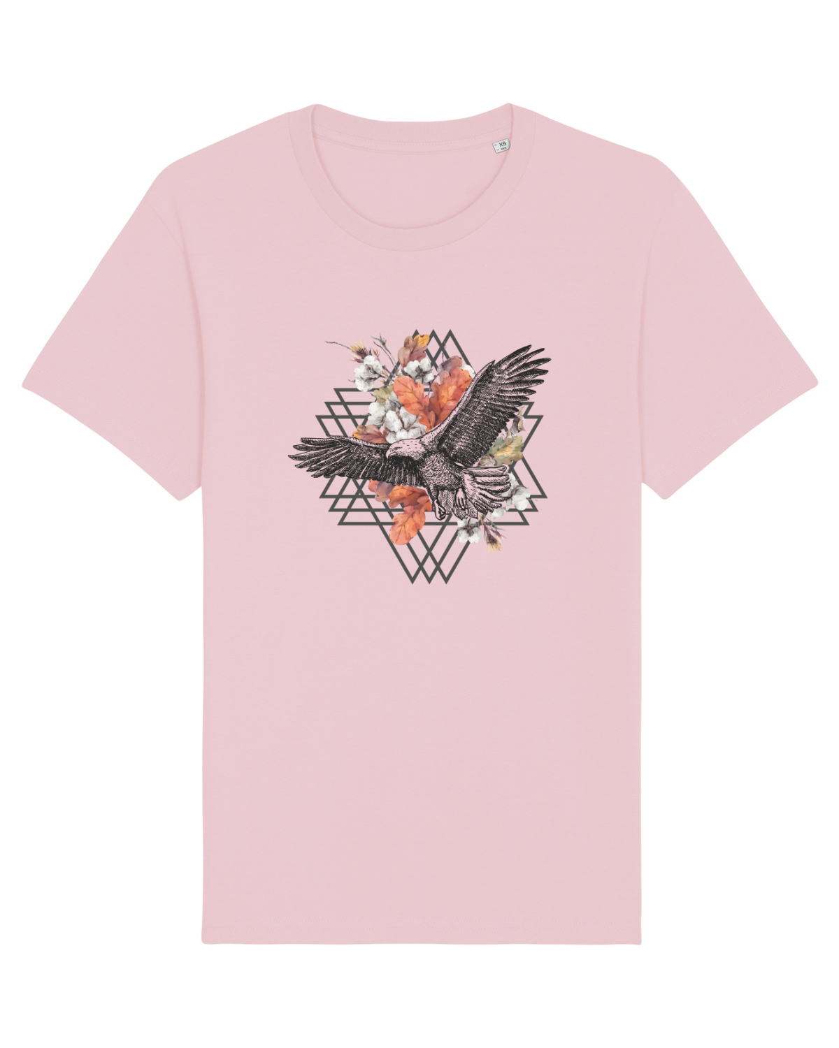Tricou mânecă scurtă Unisex Rocker Cotton Pink