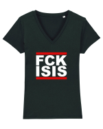 FCK ISIS Tricou mânecă scurtă guler V Damă Evoker