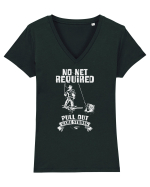 No net required Tricou mânecă scurtă guler V Damă Evoker