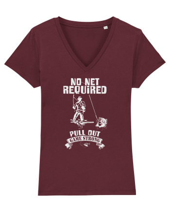 No net required Burgundy