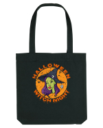 Halloween Witch Night Green Face Witch Sacoșă textilă