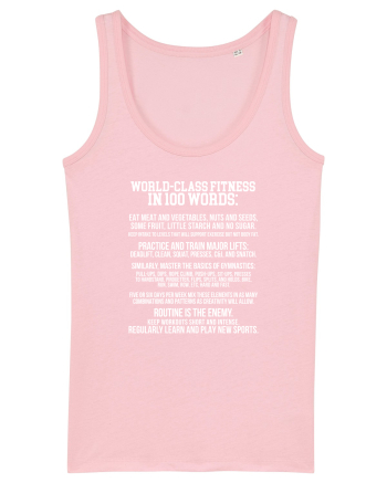 FITNESS in 100 words Cotton Pink