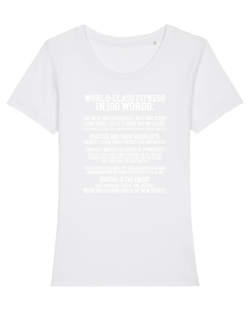 FITNESS in 100 words White