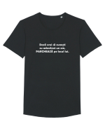 Caracterul unui om. Tricou mânecă scurtă guler larg Bărbat Skater