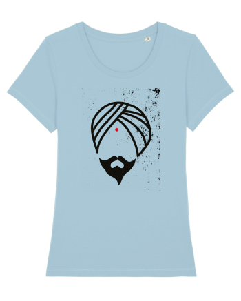 Indian Man Sky Blue