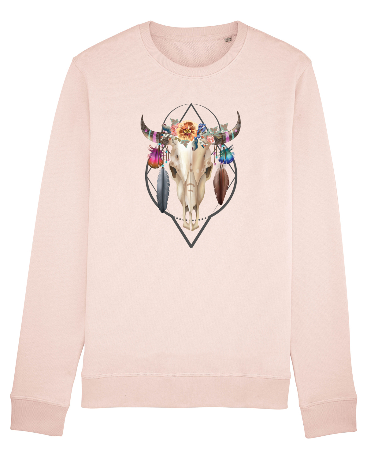Bluză mânecă lungă Unisex Rise Candy Pink