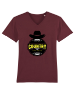 Country Records Tricou mânecă scurtă guler V Bărbat Presenter