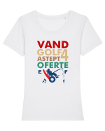 Vand Golf 4 Astept Oferte Tricou mânecă scurtă guler larg fitted Damă Expresser