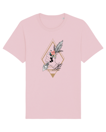 Pene Floral în Geometric Cotton Pink