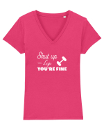 Shut Up Legs Tricou mânecă scurtă guler V Damă Evoker