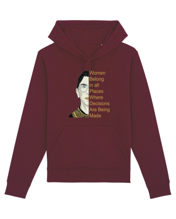 Women Power Burgundy