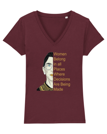 Women Power Burgundy