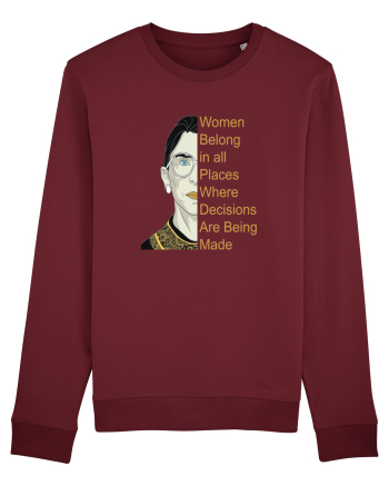 Women Power Burgundy