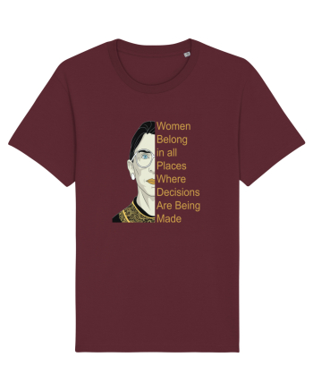 Women Power Burgundy