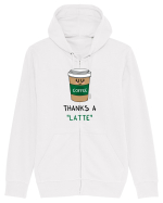 Thanks a LATTE Hanorac cu fermoar Unisex Connector