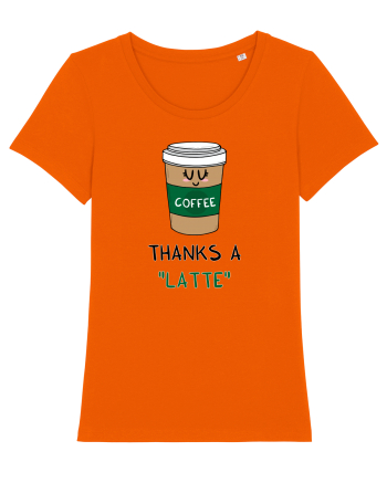 Thanks a LATTE Bright Orange