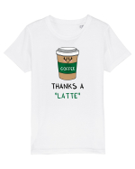 Thanks a LATTE Tricou mânecă scurtă  Copii Mini Creator