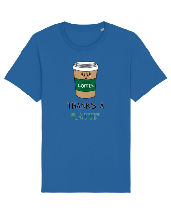 Thanks a LATTE Royal Blue