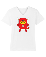 Flash Cat Tricou mânecă scurtă guler V Bărbat Presenter