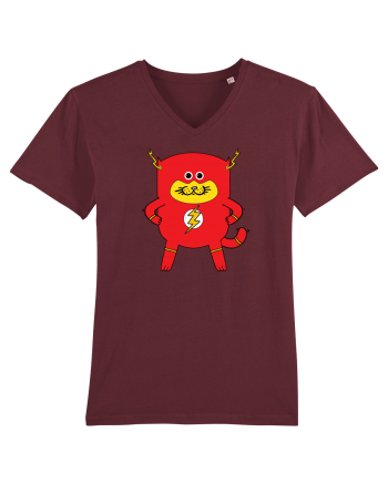 Flash Cat Burgundy