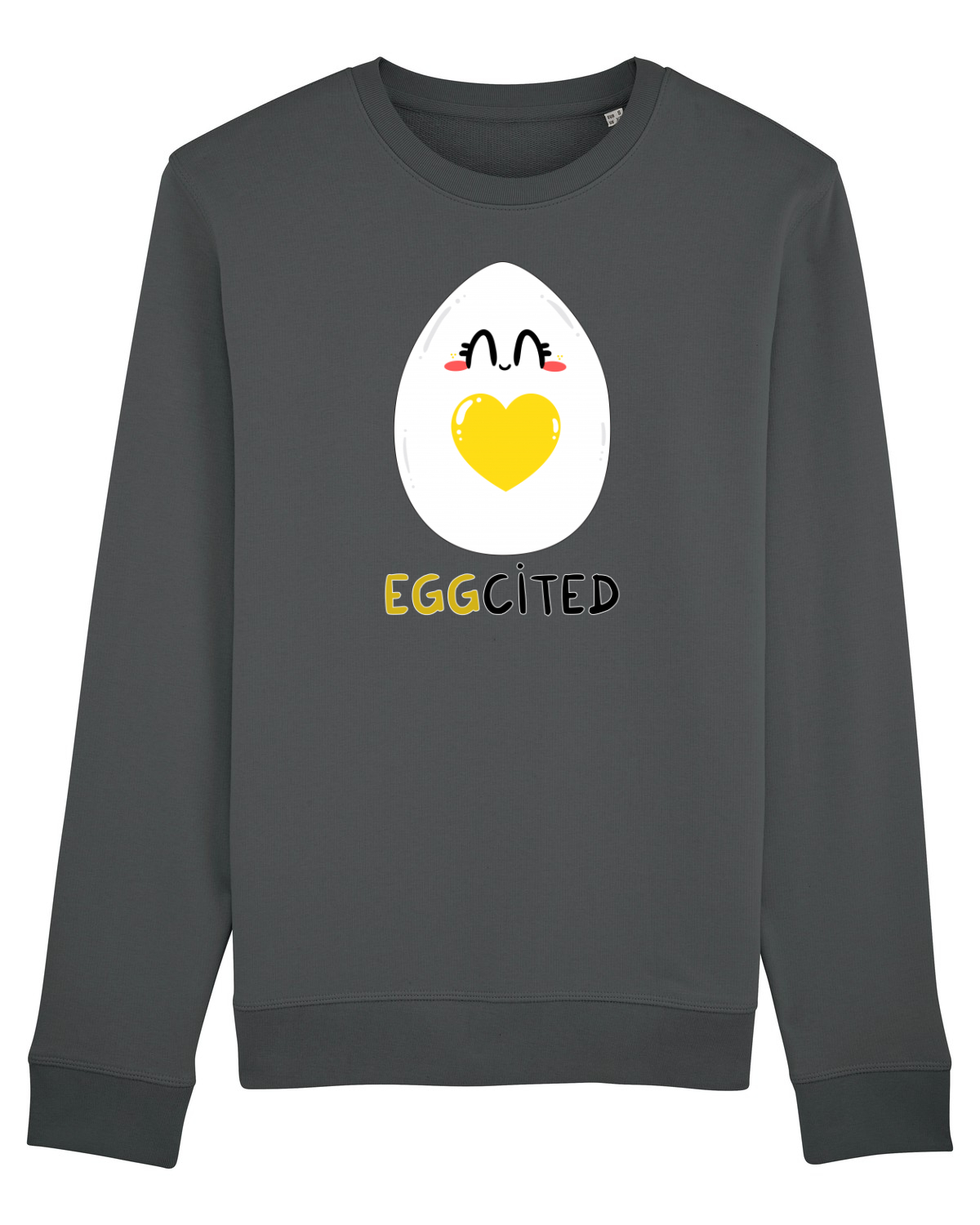 Bluză mânecă lungă Unisex Rise Anthracite