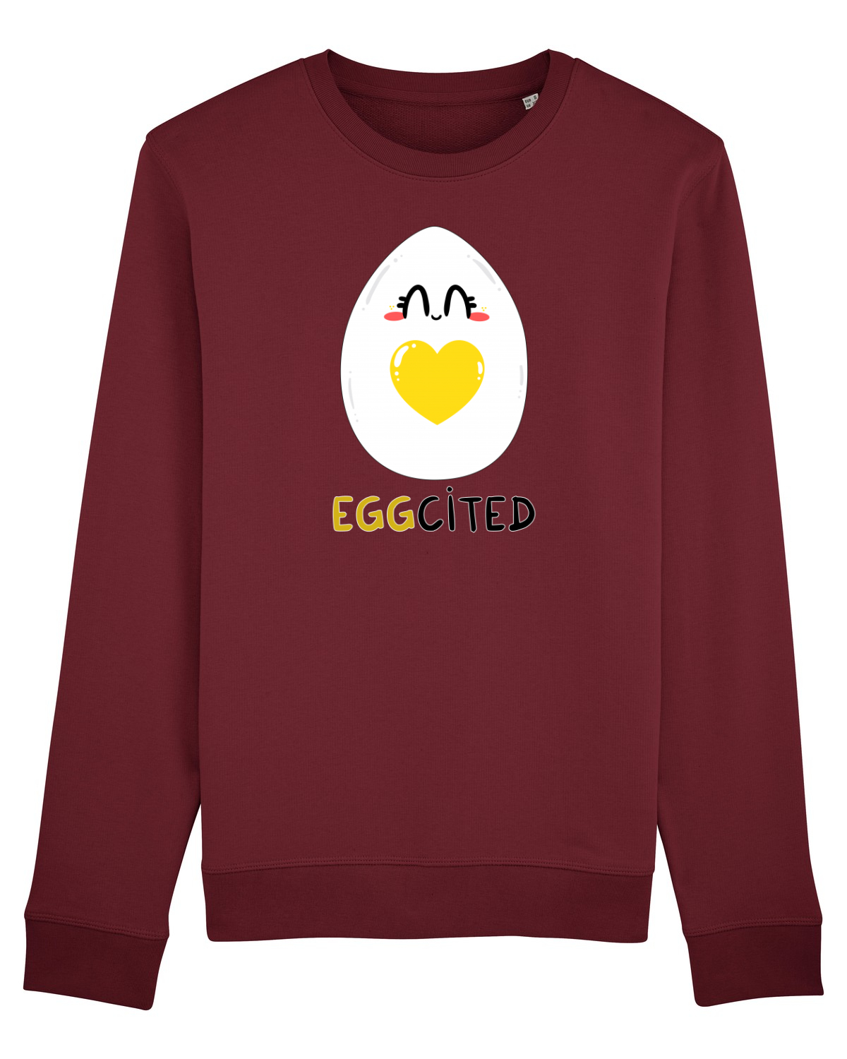 Bluză mânecă lungă Unisex Rise Burgundy