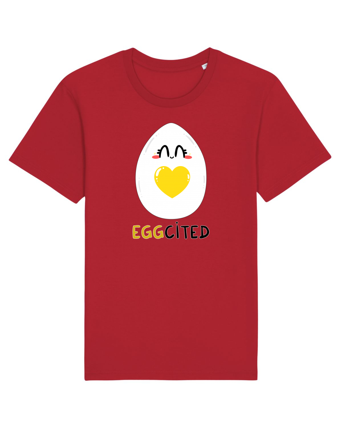 Tricou mânecă scurtă Unisex Rocker Red