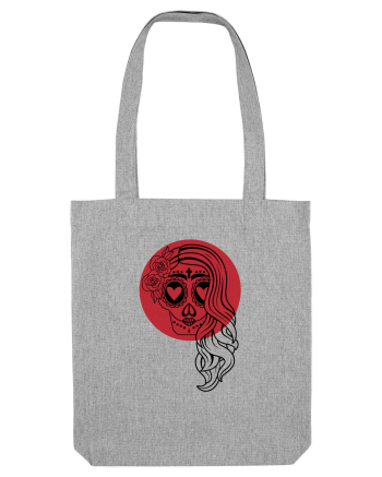 Sugar Skull Heather Grey