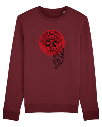 Sugar Skull Burgundy