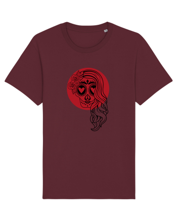 Sugar Skull Burgundy