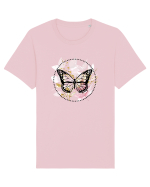 Fluturi Roz Tricou mânecă scurtă Unisex Rocker