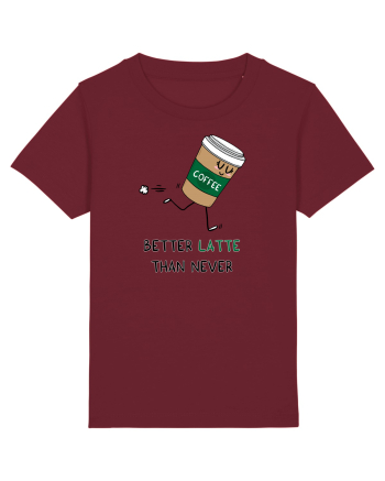 Better LATTE than Never Burgundy