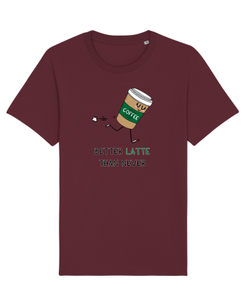 Better LATTE than Never Burgundy