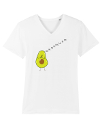 AvocaDO RE MI FA SOL LA SI DO Tricou mânecă scurtă guler V Bărbat Presenter