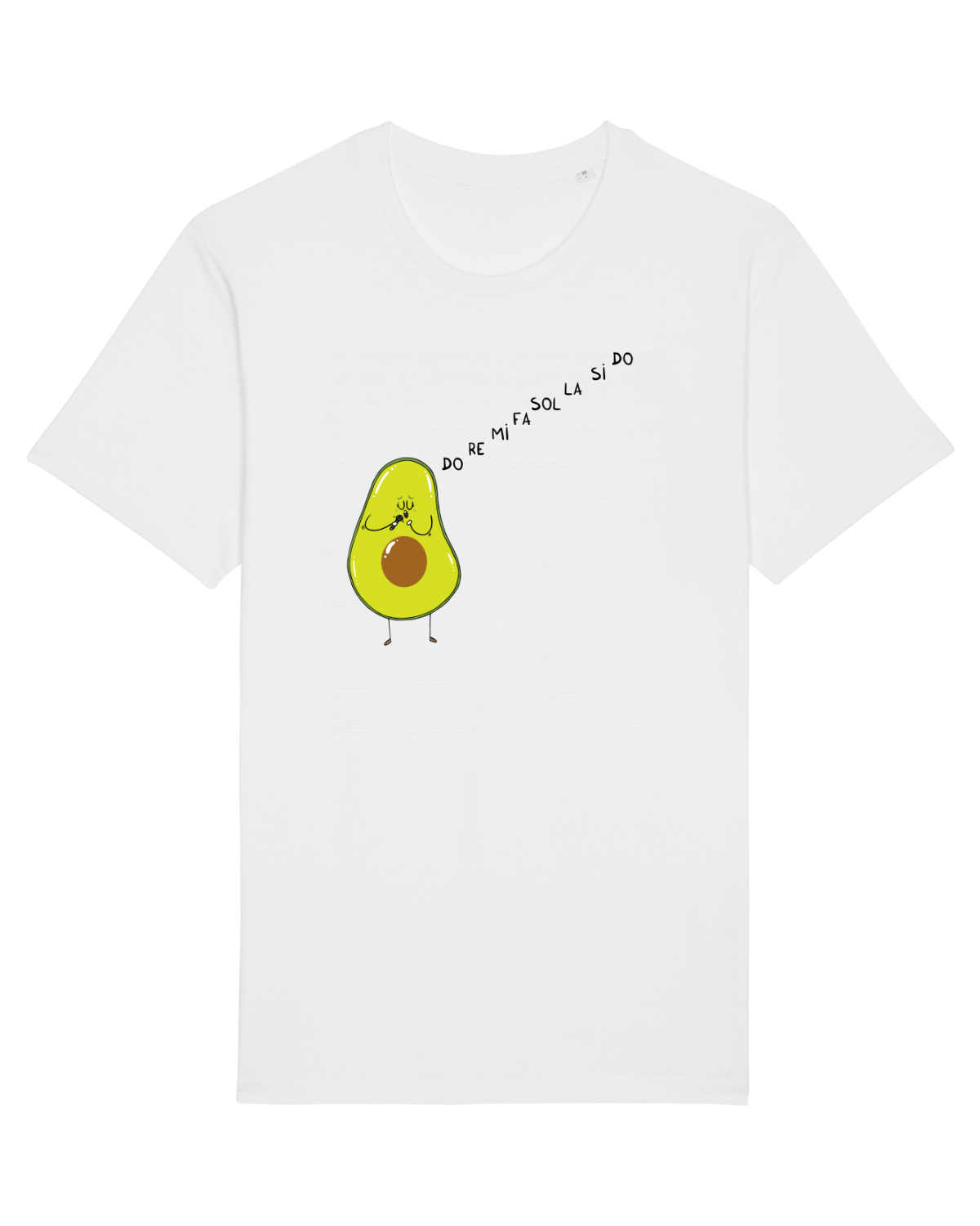 Tricou mânecă scurtă Unisex Rocker White