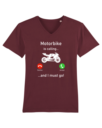 Motorbike Is Calling Burgundy