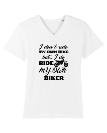 I Don't Ride My Own Bike White