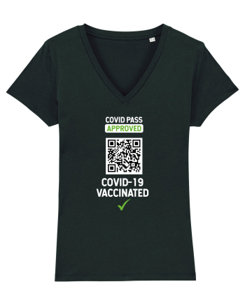 Covid Pass (rick rolled) Black