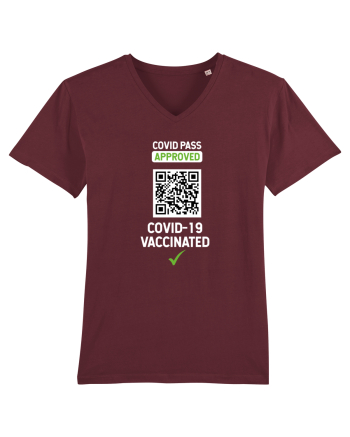 Covid Pass (rick rolled) Burgundy