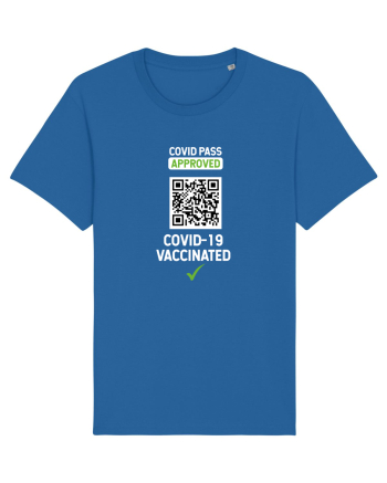 Covid Pass (rick rolled) Royal Blue