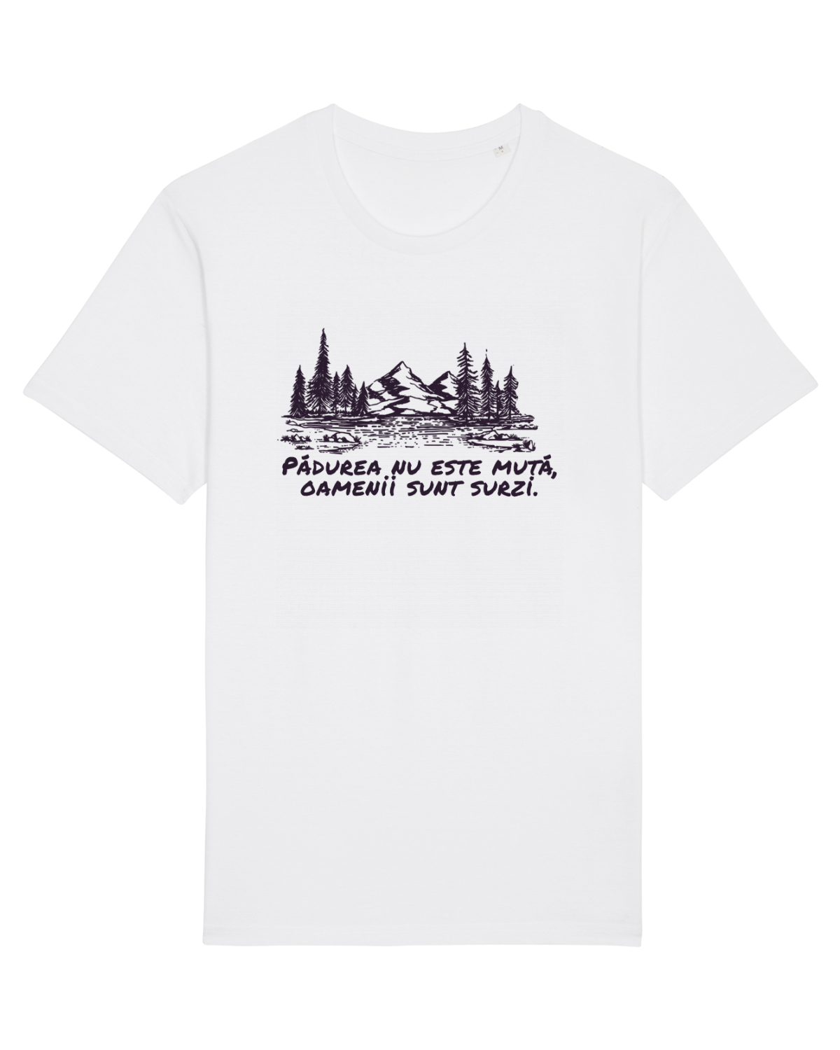 Tricou mânecă scurtă Unisex Rocker White