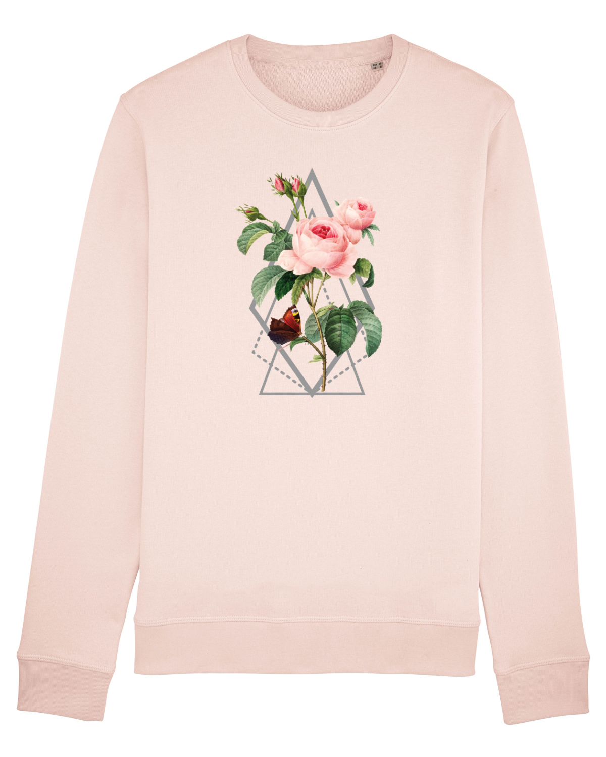 Bluză mânecă lungă Unisex Rise Candy Pink